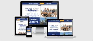 Pest control website design